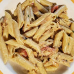 Delicious Penne Pasta with Salmon and Vodka, a flavorful Italian recipe from Authentic Italian Recipes.